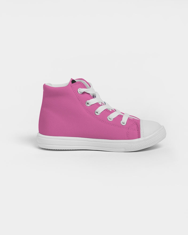 Globetrotter Kids High Top Canvas Sneaker (Globetrotter design on Tongue)
