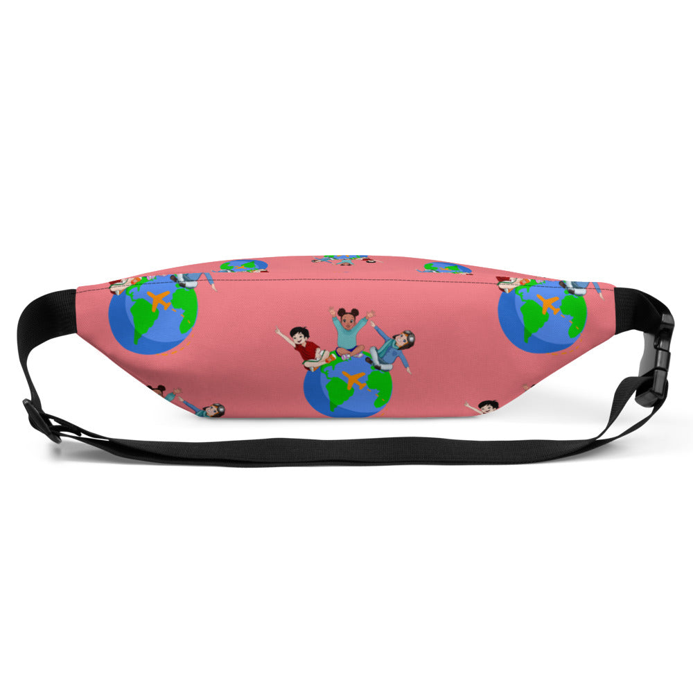 Travel Squad Fanny Pack (Pink)