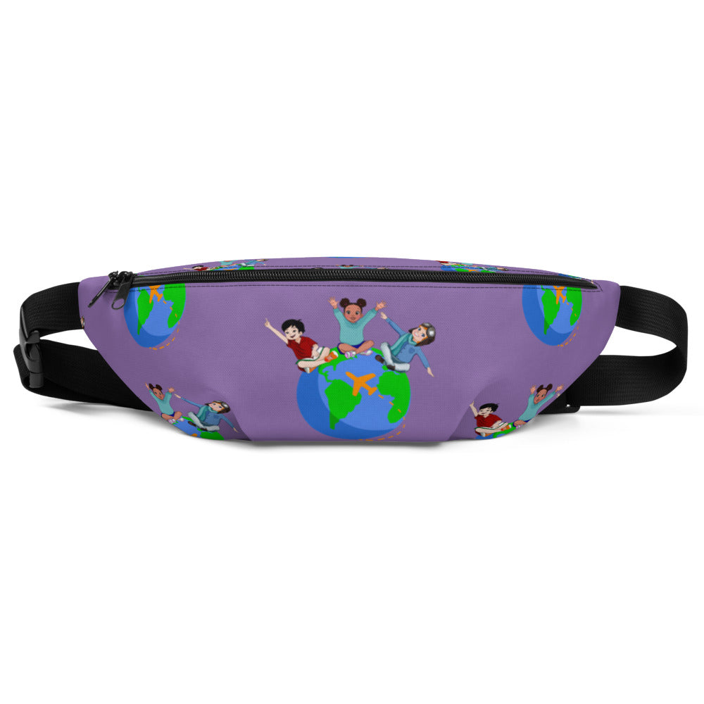 Travel Squad Fanny Pack (Purple)