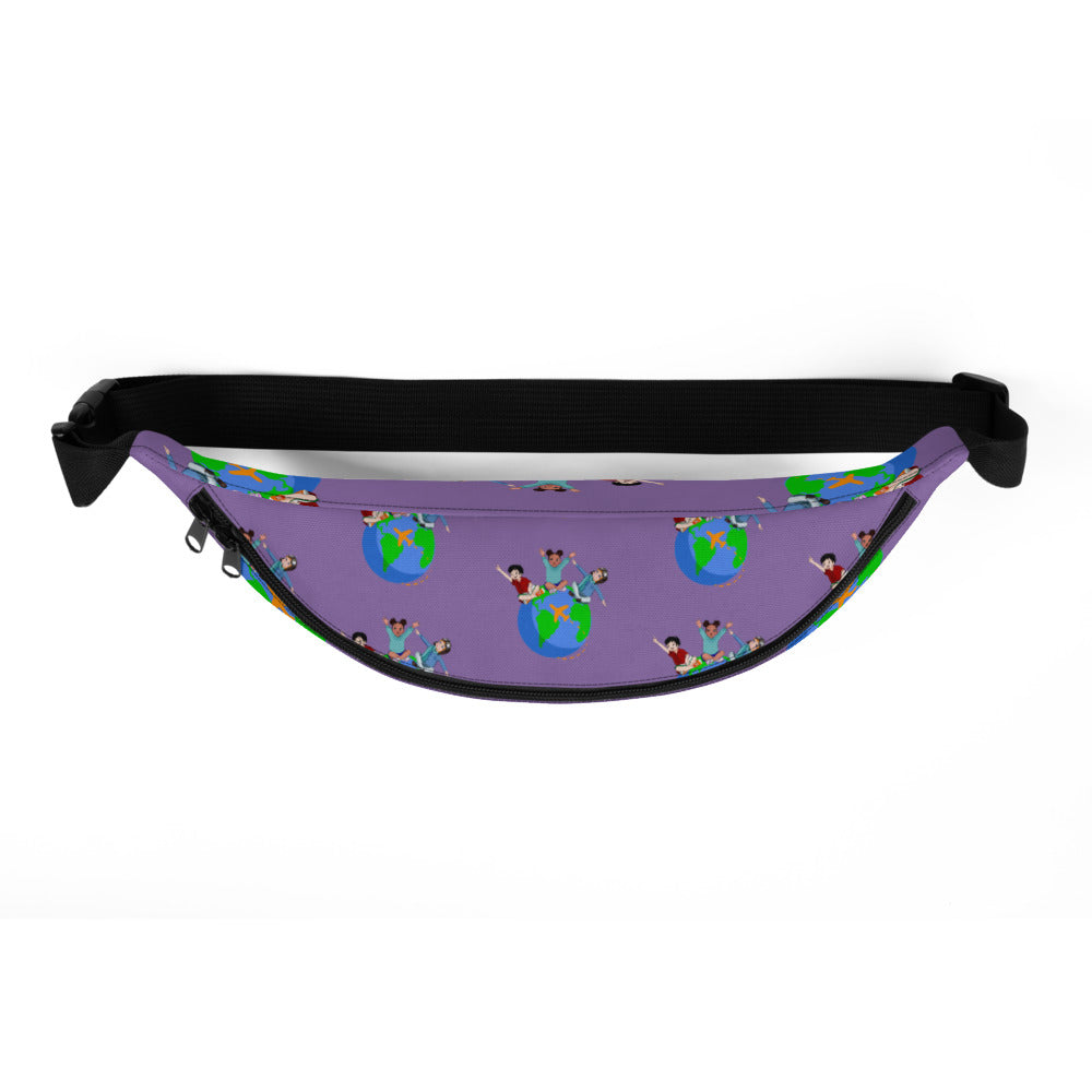Travel Squad Fanny Pack (Purple)