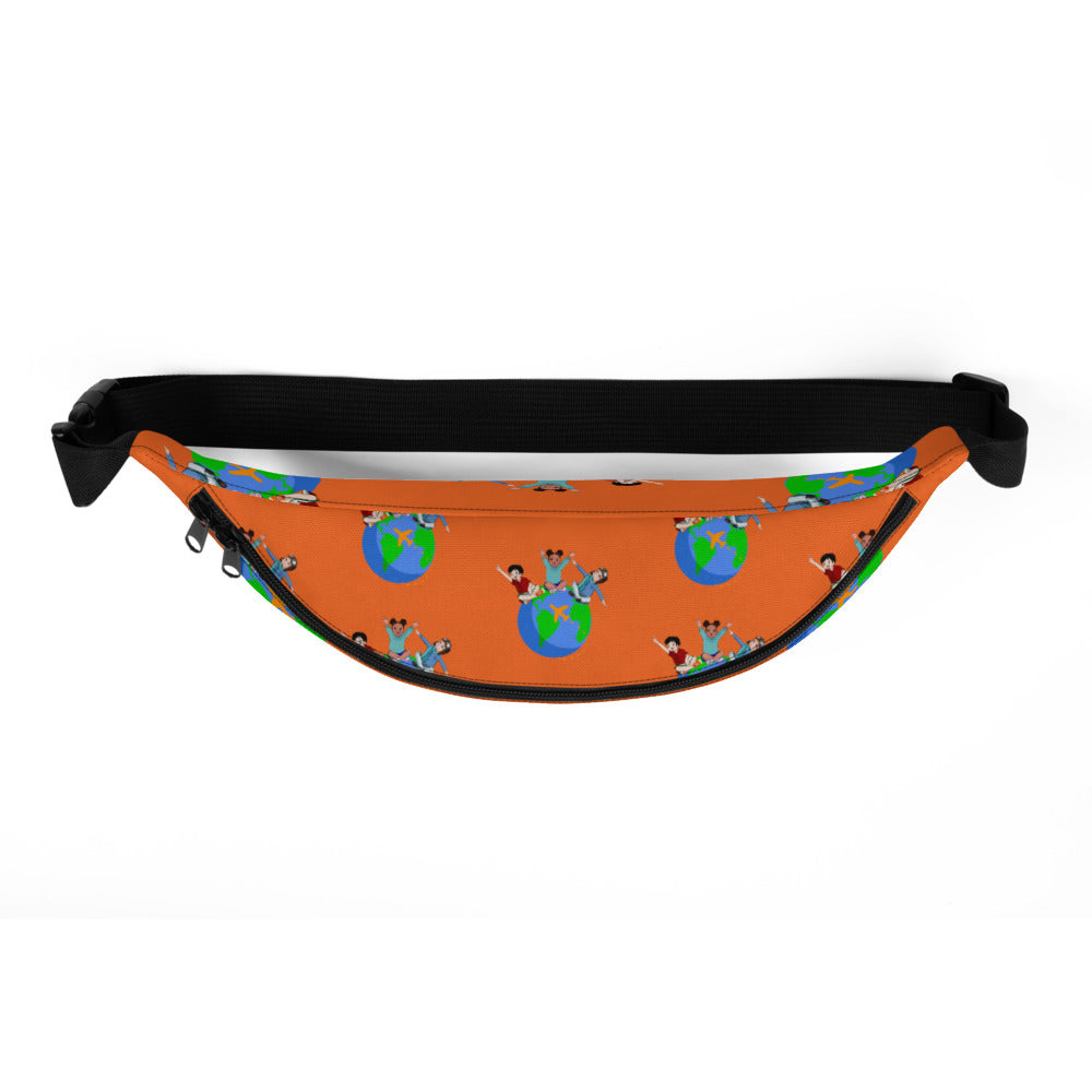 Travel Squad Fanny Pack (Orange)