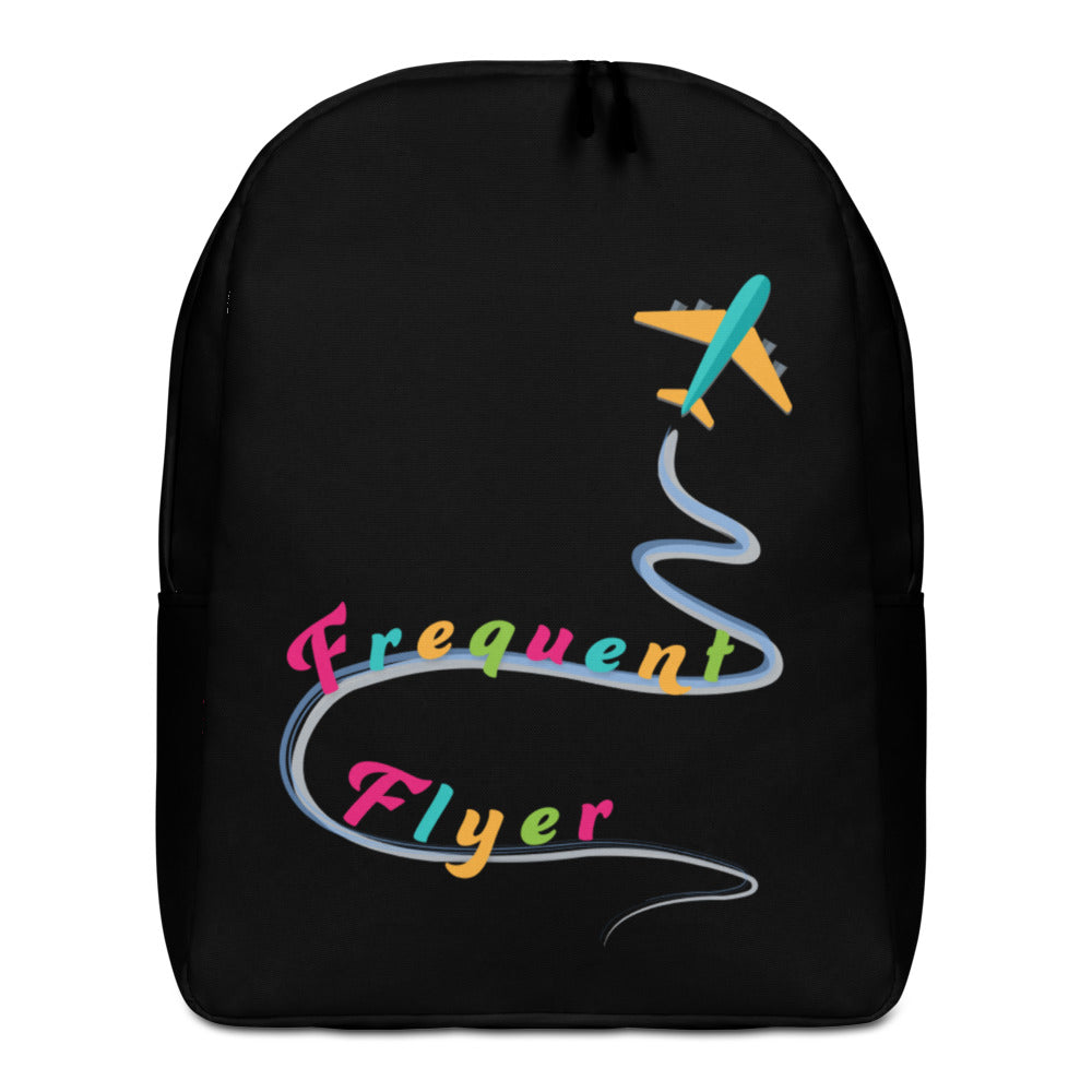 Frequent Flyer Minimalist Carry On Backpack (Black)