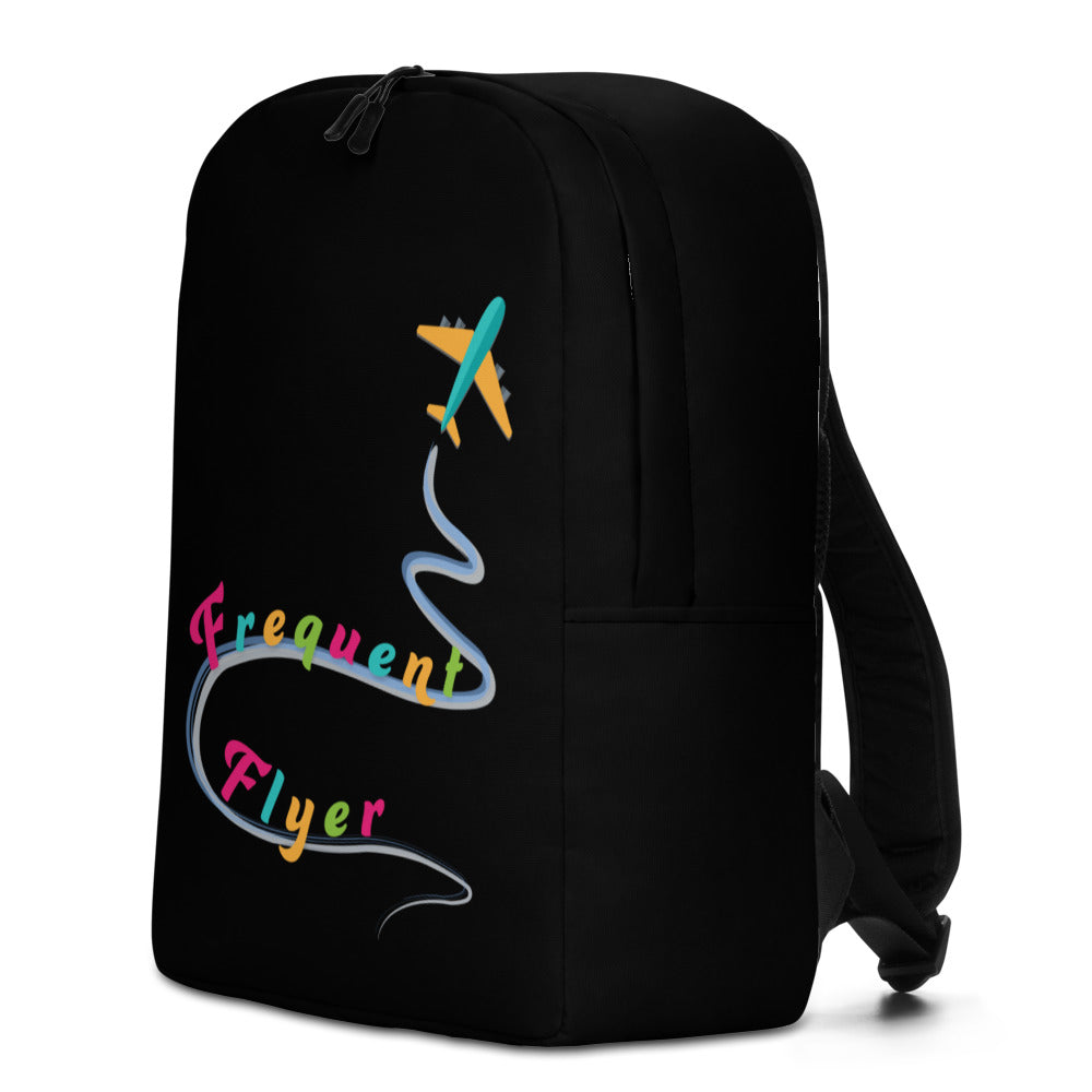 Frequent Flyer Minimalist Carry On Backpack (Black)