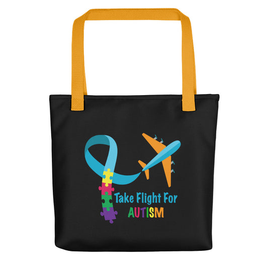 Take Flight For Autism Tote bag