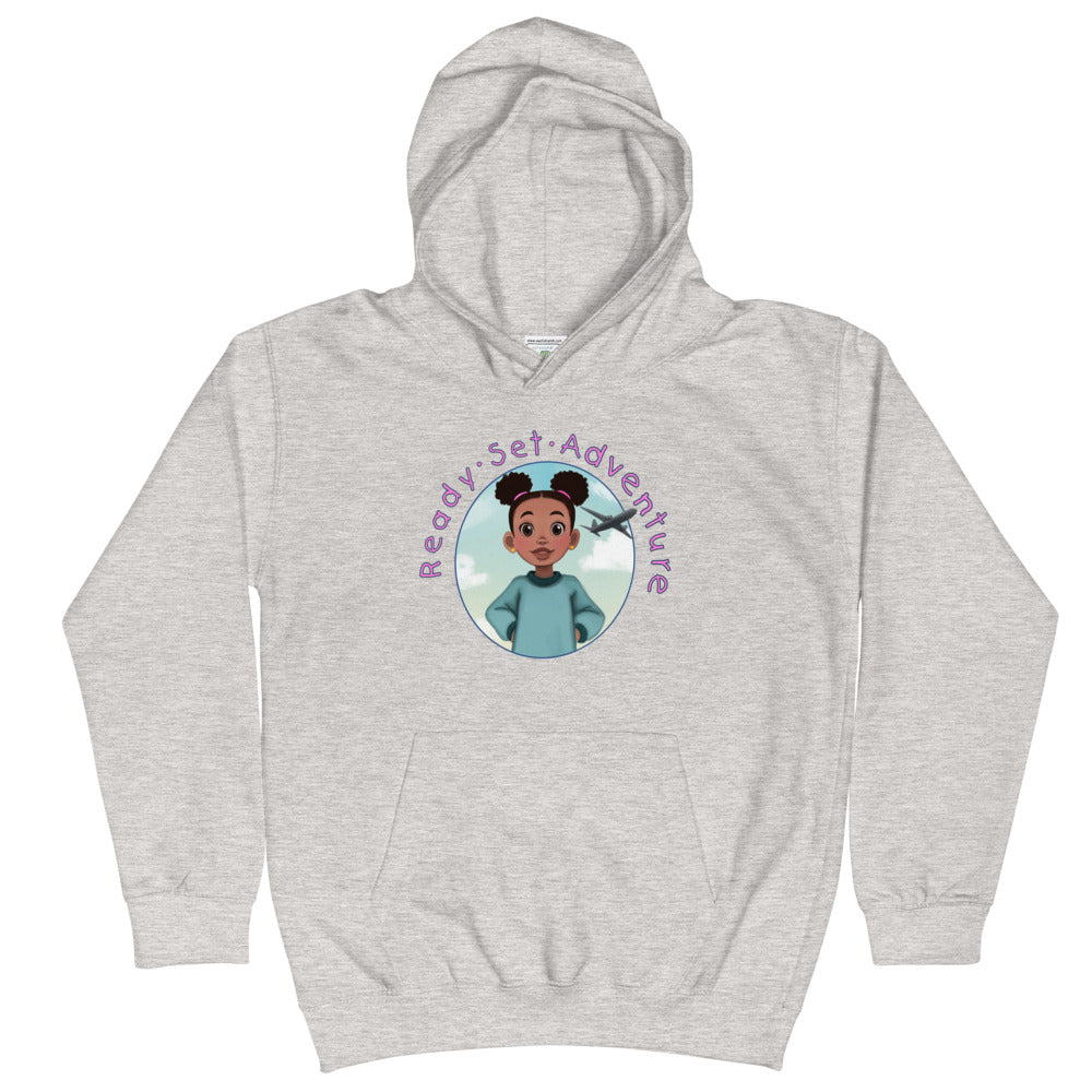Ready - Set - Adventure Kids Hoodie