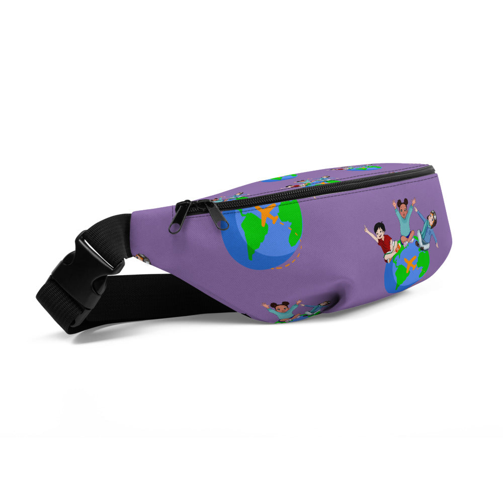 Travel Squad Fanny Pack (Purple)
