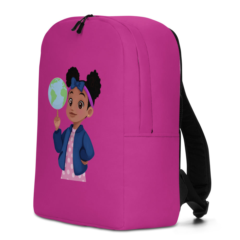 Globetrotter Minimalist Carry On Backpack (Pink)