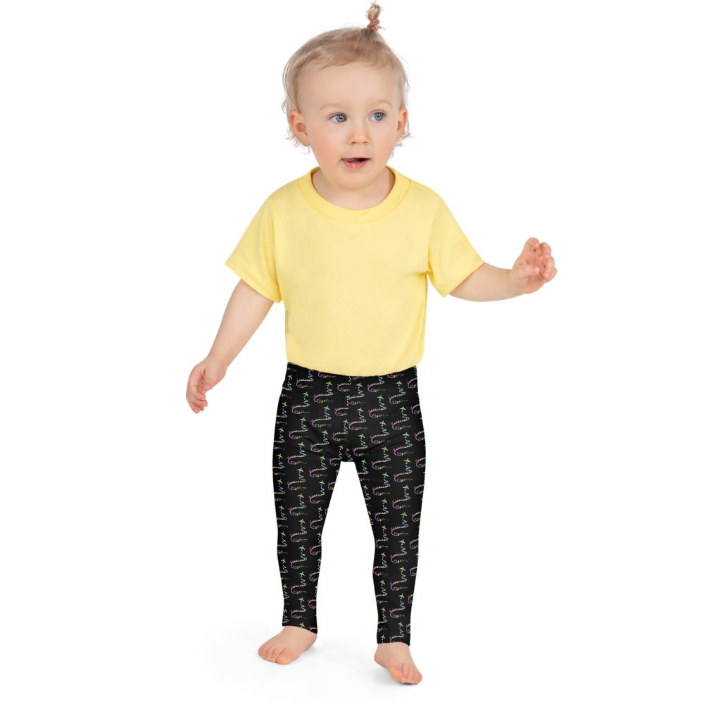 Frequent Flyer Kid's Leggings (black)