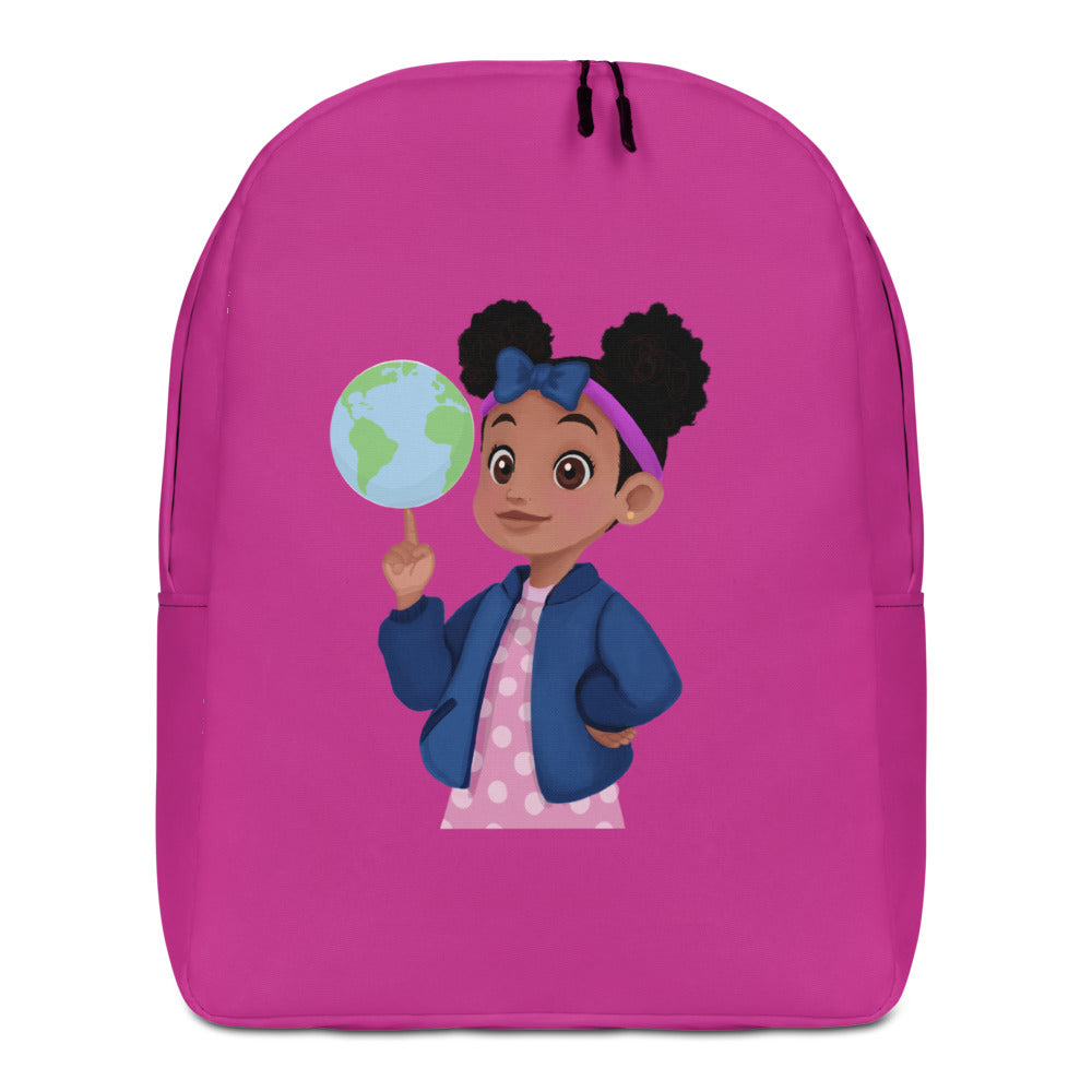 Globetrotter Minimalist Carry On Backpack (Pink)