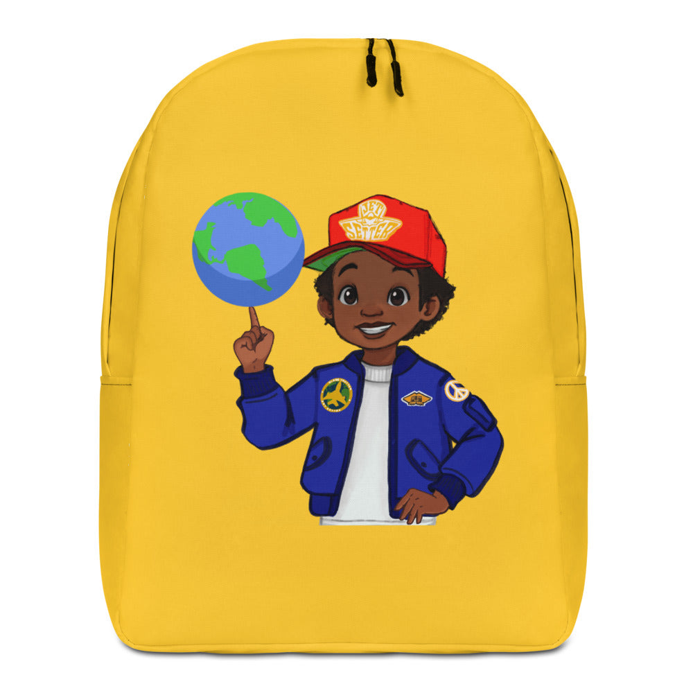 Jet Setter Minimalist Carry On Backpack (Yellow)