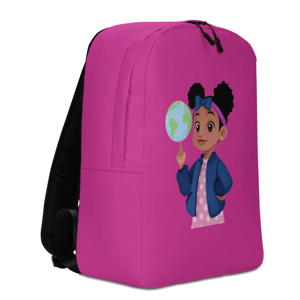 Globetrotter Minimalist Carry On Backpack (Pink)