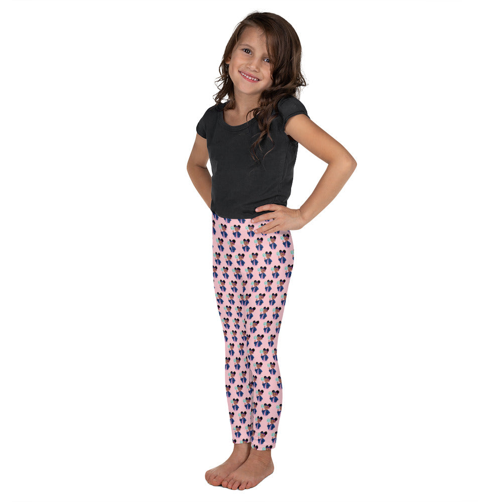 Globetrotter Kid's Leggings (pink)