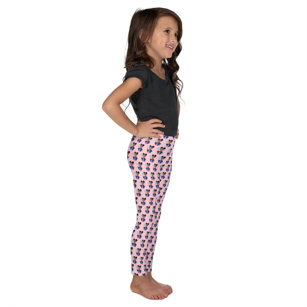 Globetrotter Kid's Leggings (pink)