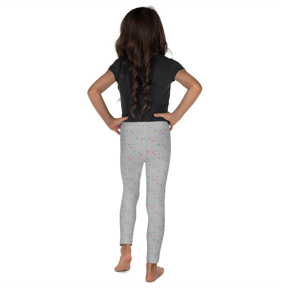 Frequent Flyer Kid's Leggings (grey)