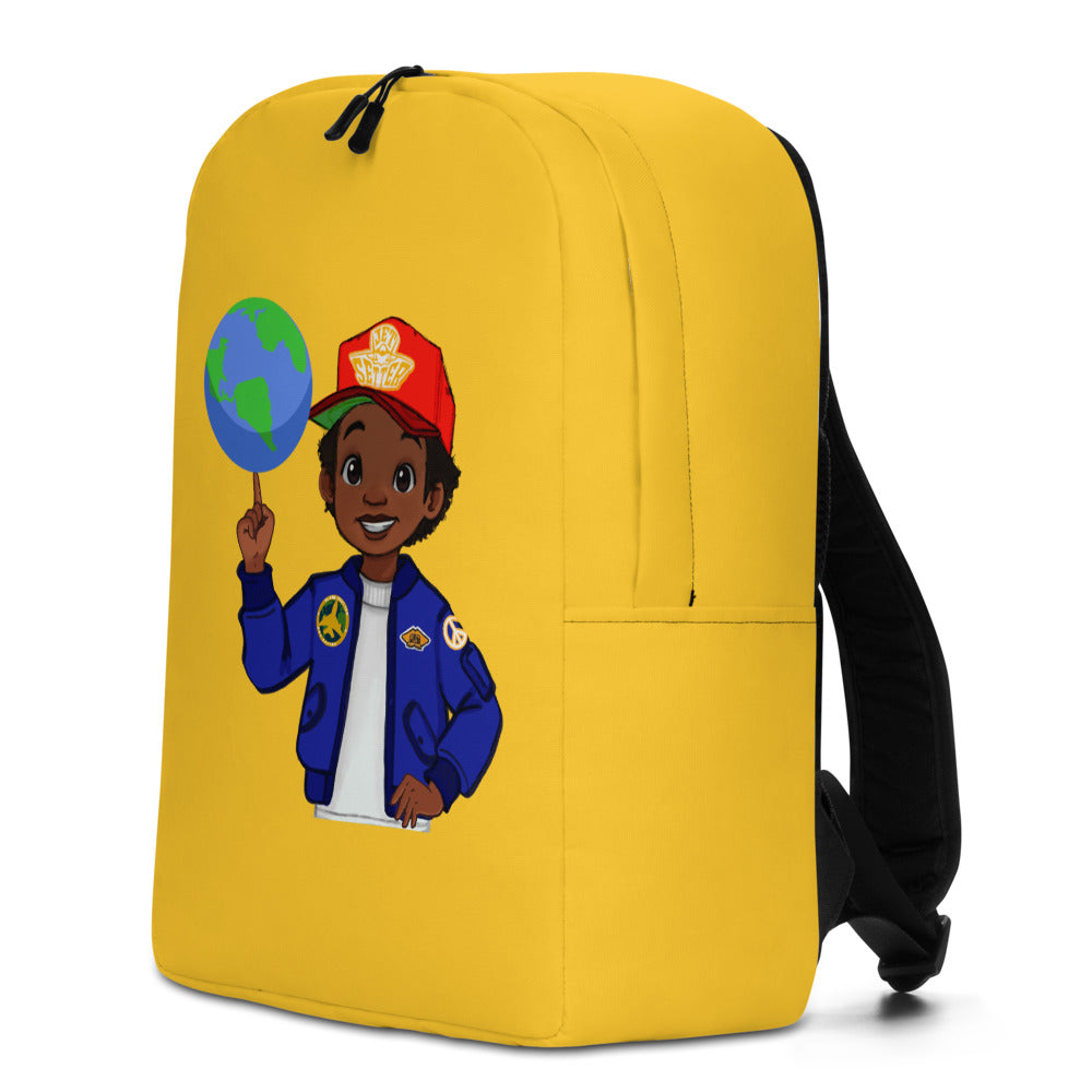 Jet Setter Minimalist Carry On Backpack (Yellow)