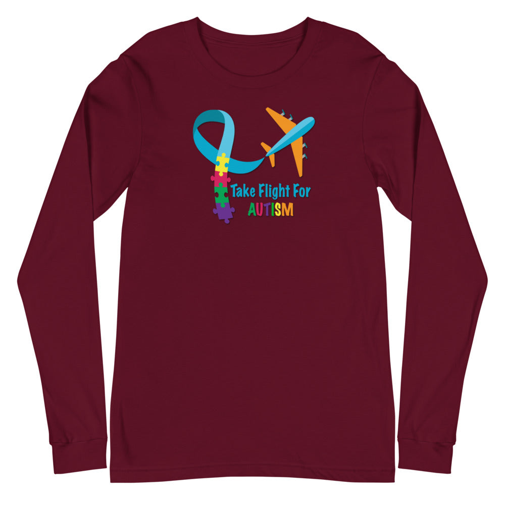 Take Flight For Autism Unisex Long Sleeve Tee (Adults)