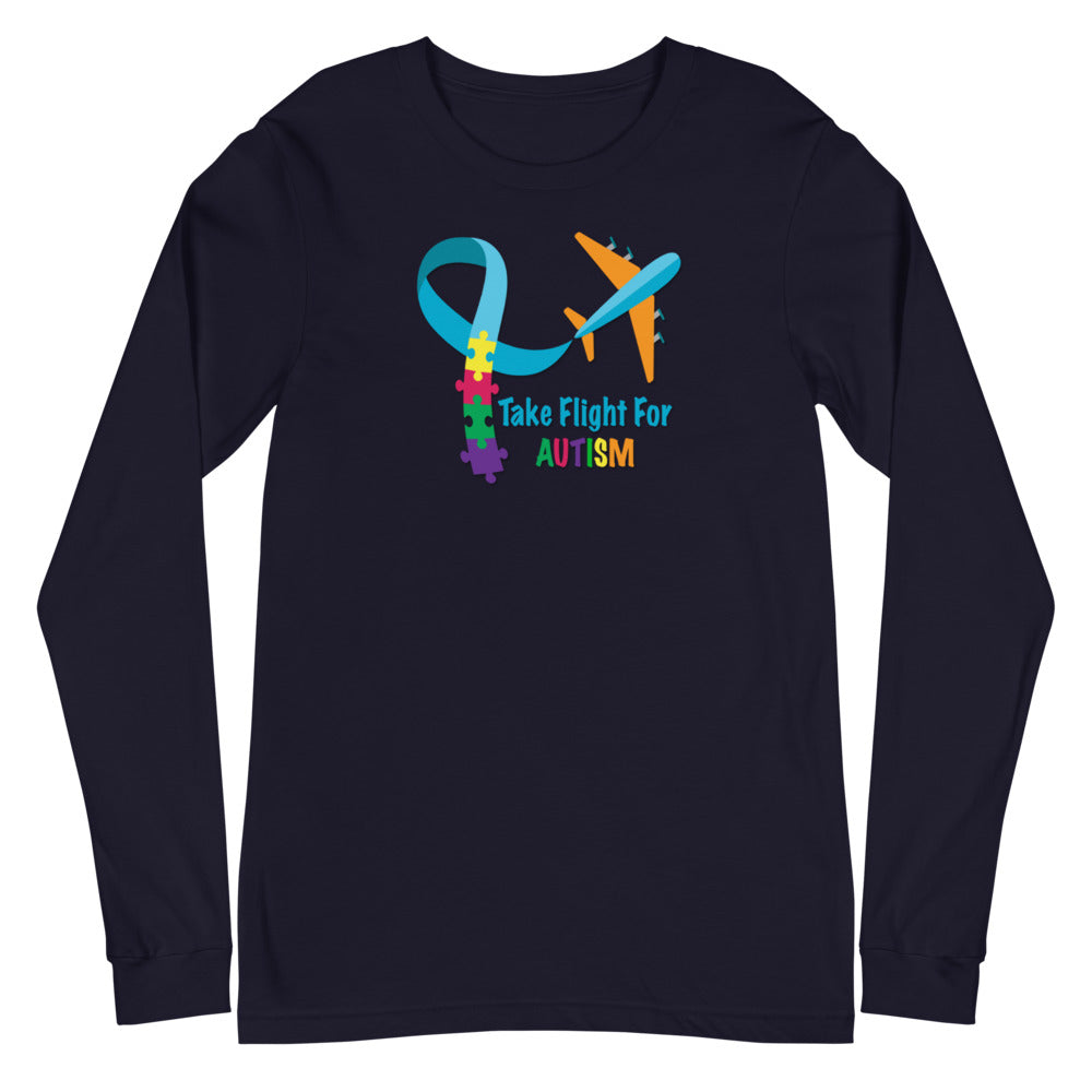 Take Flight For Autism Unisex Long Sleeve Tee (Adults)