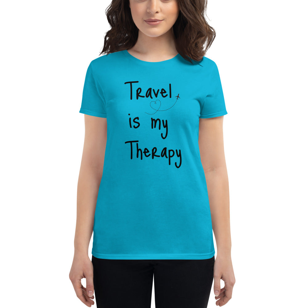 Travel is my Therapy - Women's T-shirt