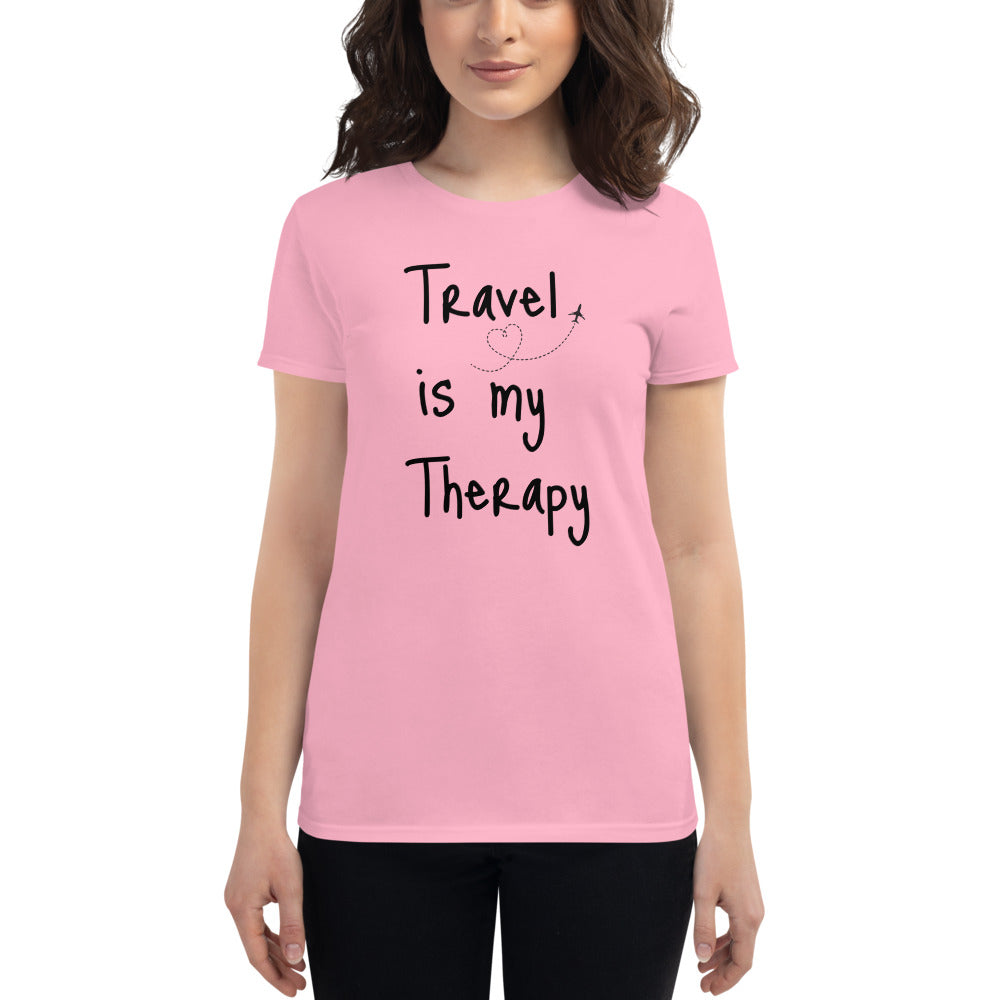 Travel is my Therapy - Women's T-shirt