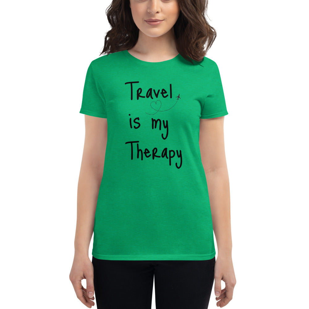 Travel is my Therapy - Women's T-shirt
