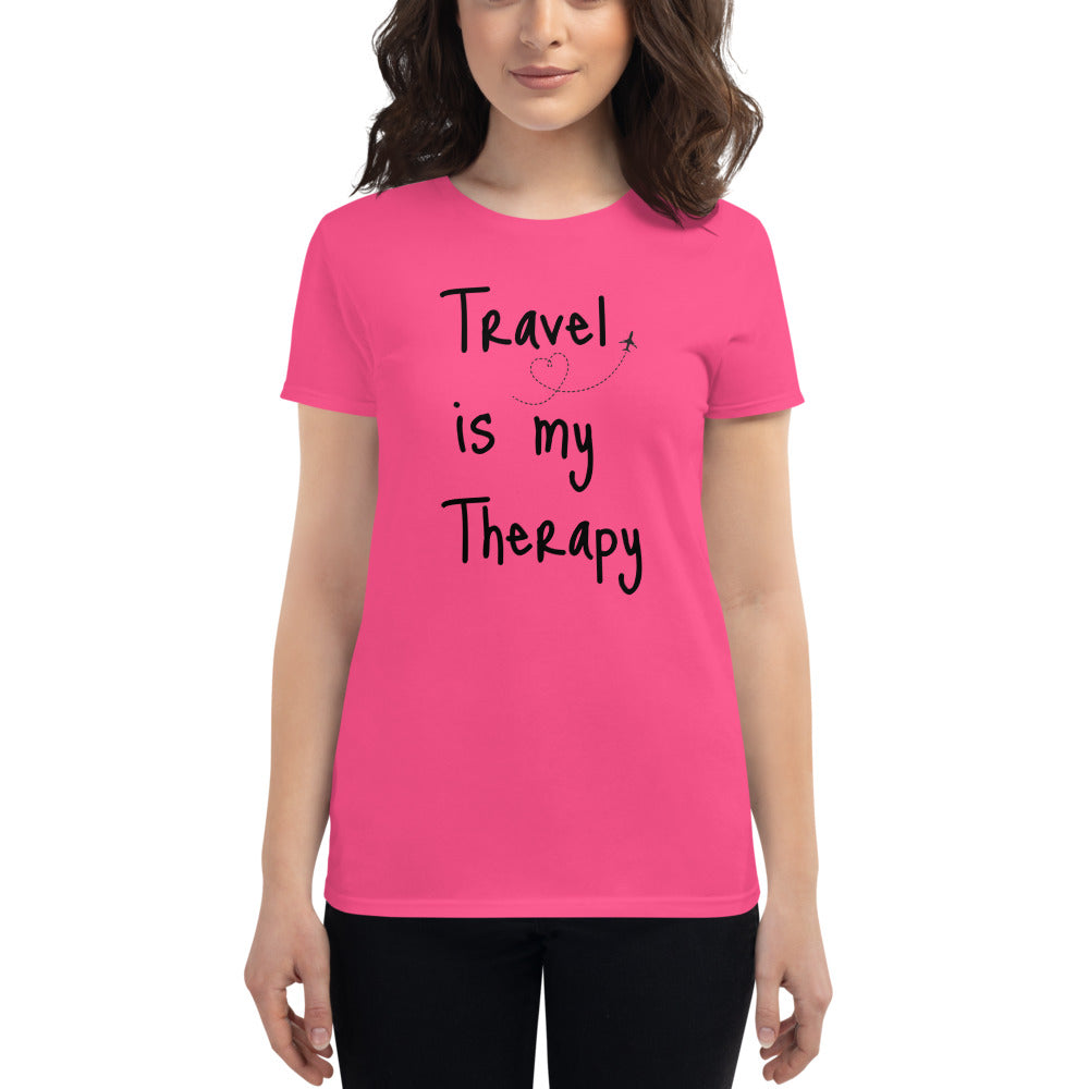 Travel is my Therapy - Women's T-shirt