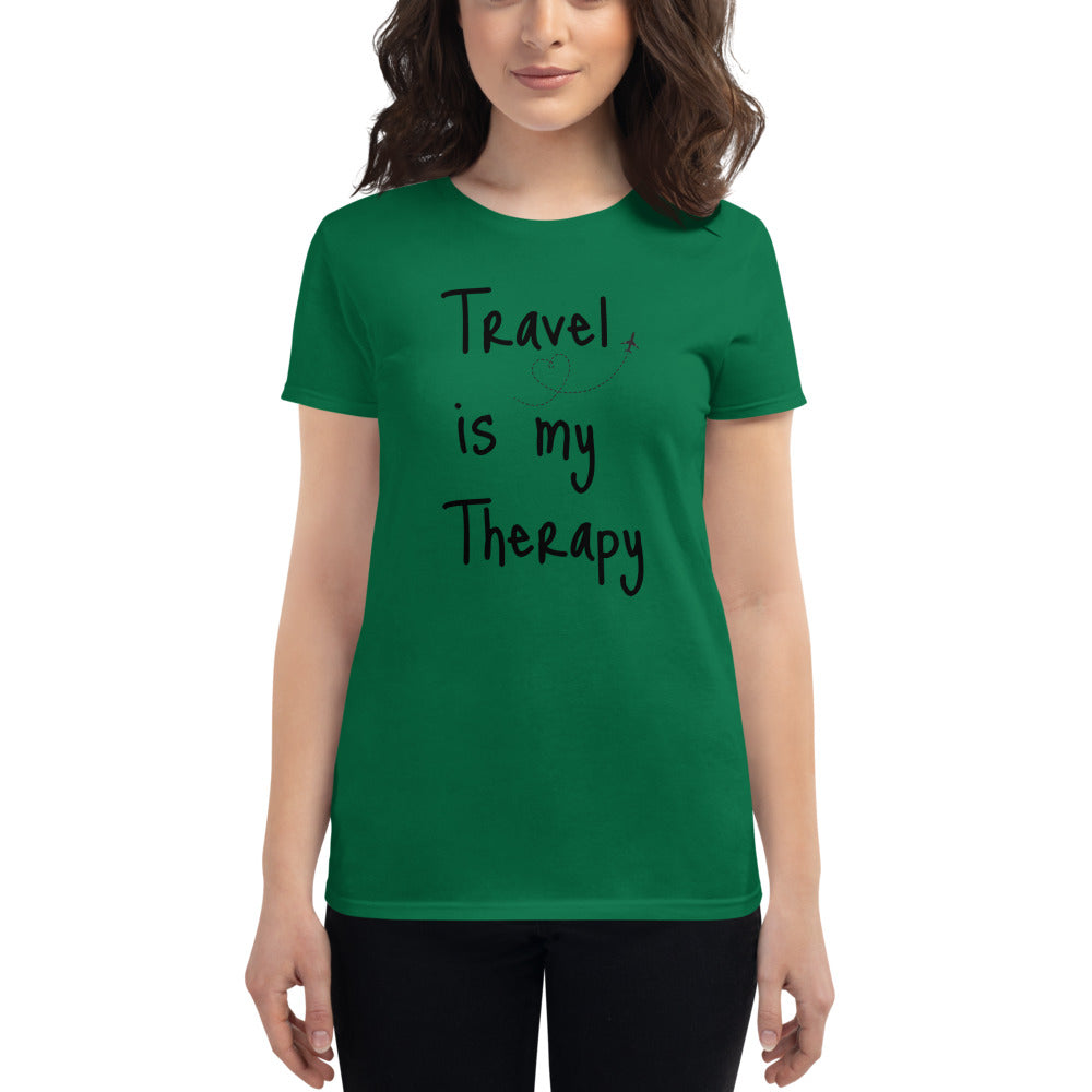 Travel is my Therapy - Women's T-shirt