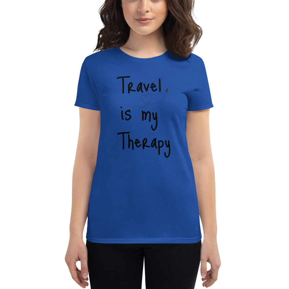 Travel is my Therapy - Women's T-shirt