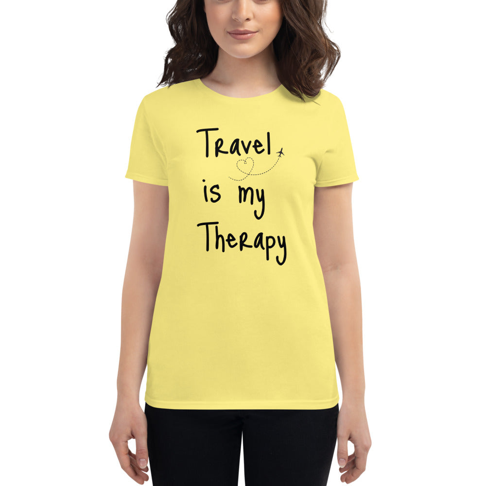 Travel is my Therapy - Women's T-shirt