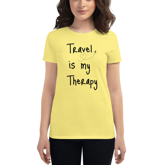 Travel is my Therapy - Women's T-shirt