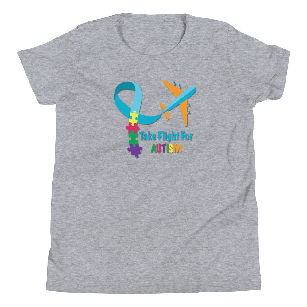Take Flight For Autism Youth Short Sleeve T-Shirt