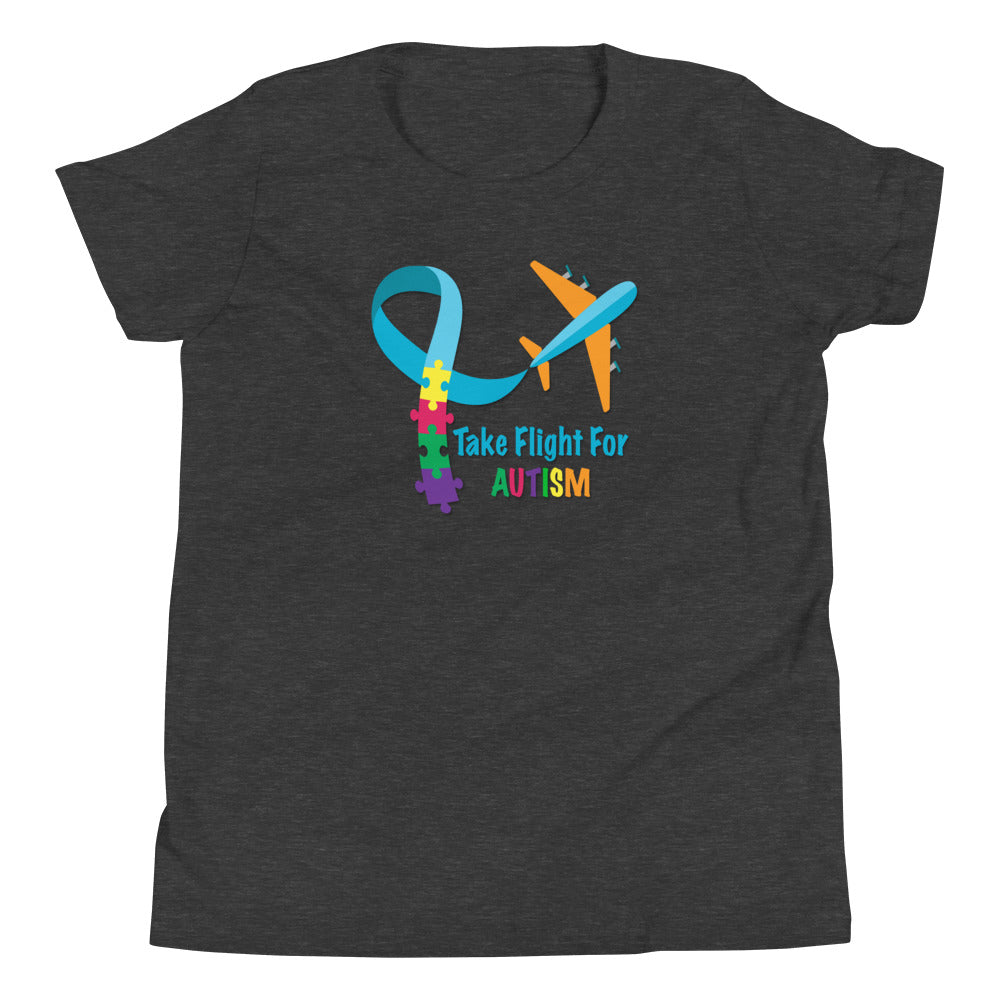 Take Flight For Autism Youth Short Sleeve T-Shirt