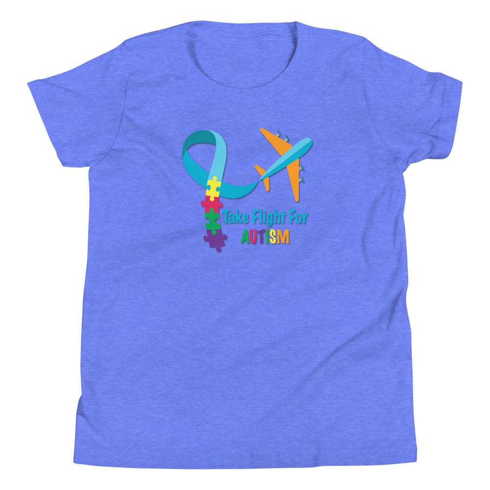 Take Flight For Autism Youth Short Sleeve T-Shirt