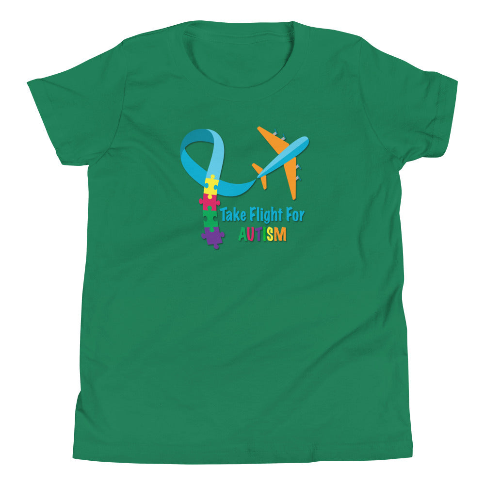 Take Flight For Autism Youth Short Sleeve T-Shirt
