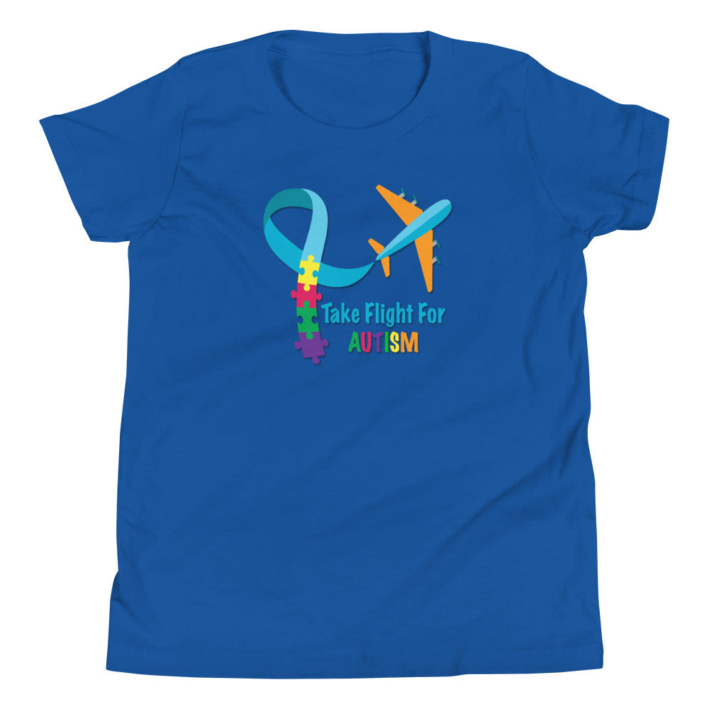 Take Flight For Autism Youth Short Sleeve T-Shirt