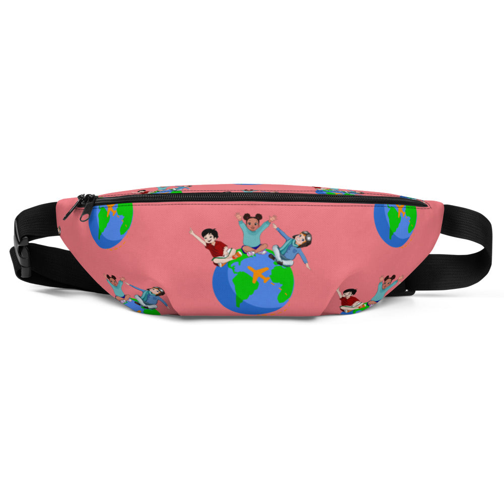 Trip Of My Life Fringe Fanny Pack In Pink • Impressions Online