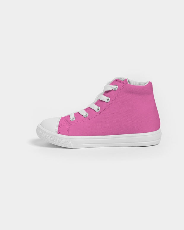 Globetrotter Kids High Top Canvas Sneaker (Globetrotter design on Tongue)
