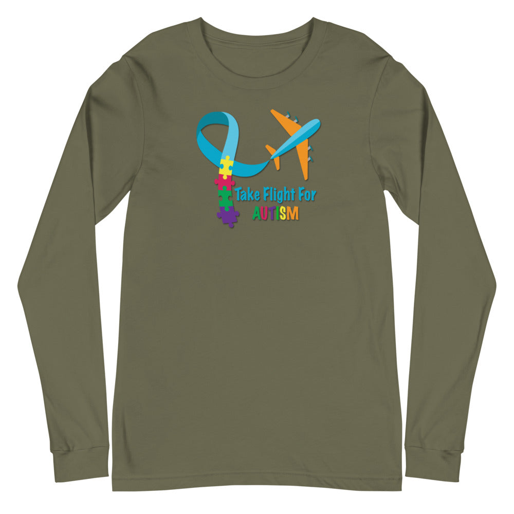 Take Flight For Autism Unisex Long Sleeve Tee (Adults)