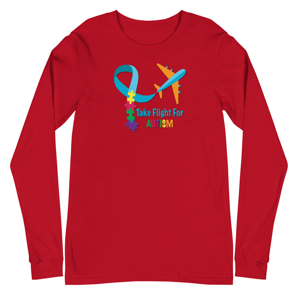 Take Flight For Autism Unisex Long Sleeve Tee (Adults)