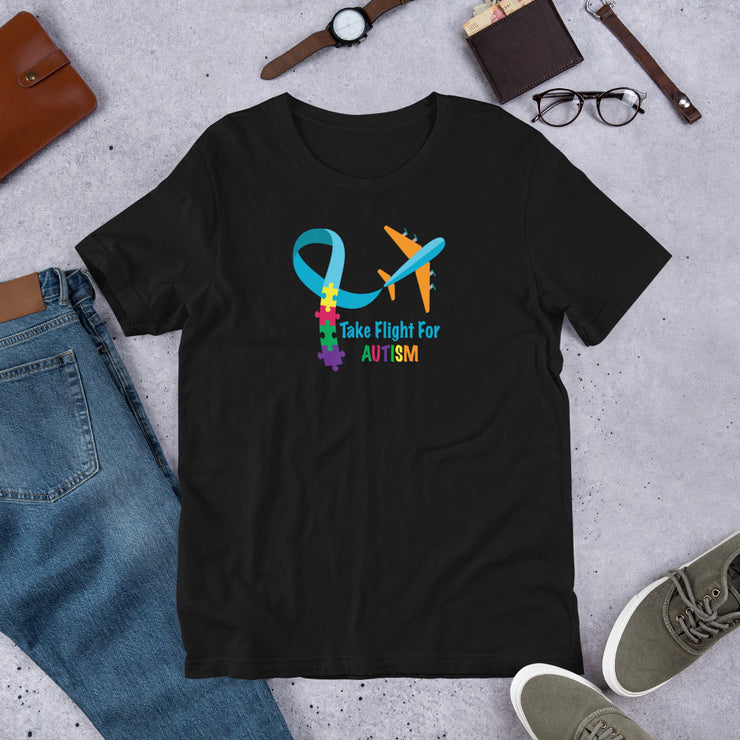 Take Flight For Autism Short-Sleeve Unisex T-Shirt (Adults)