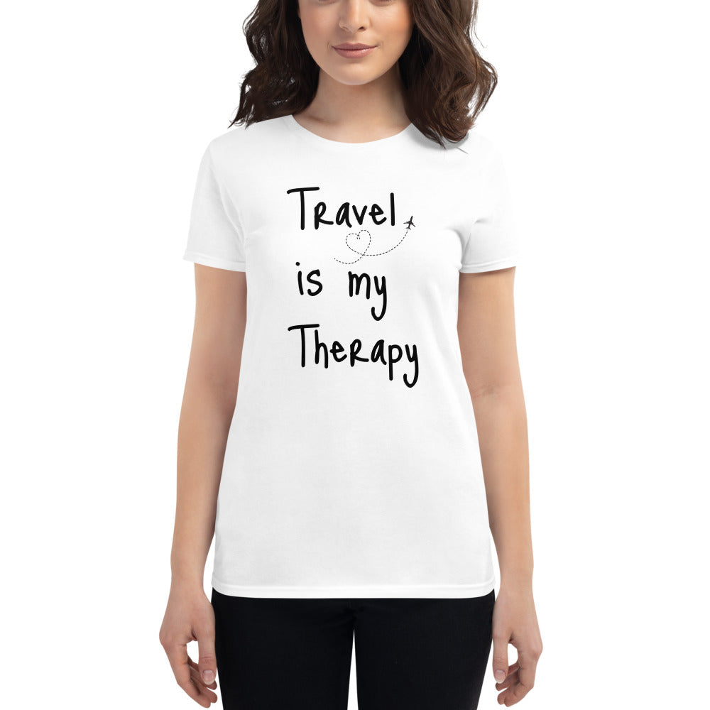 Travel is my Therapy - Women's T-shirt