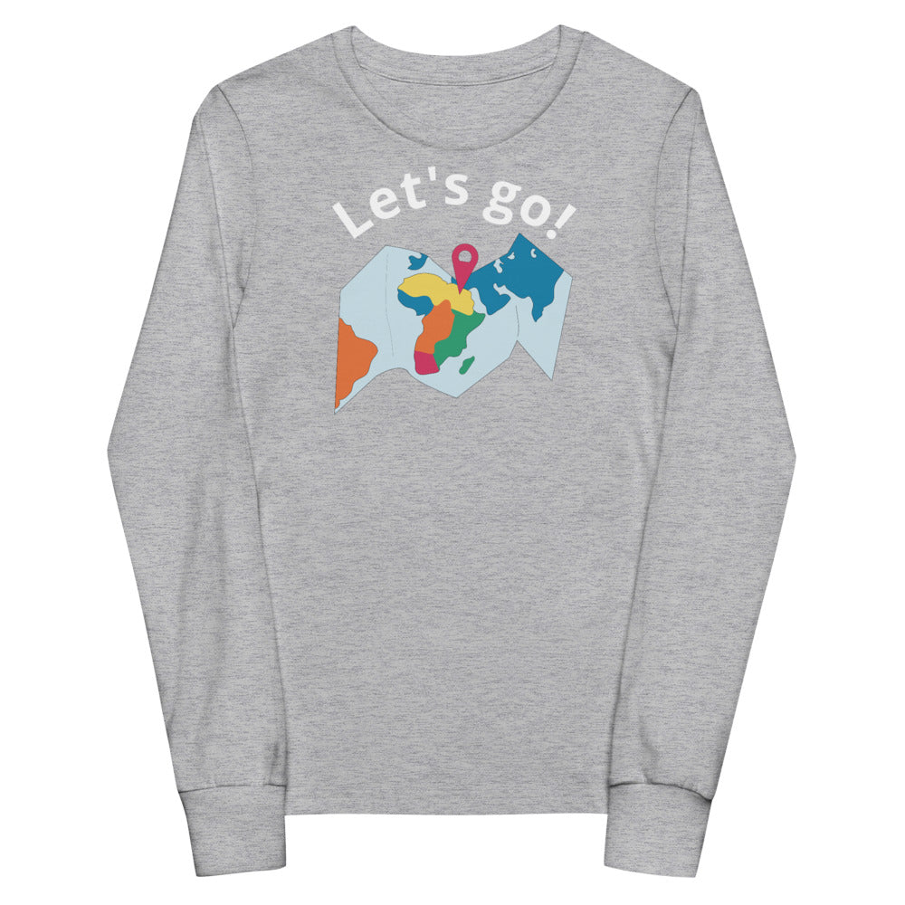 Let's Go!  Youth long sleeve tee