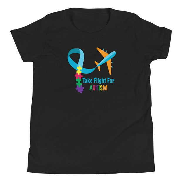 Take Flight For Autism Youth Short Sleeve T-Shirt