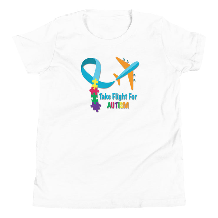 Take Flight For Autism Youth Short Sleeve T-Shirt